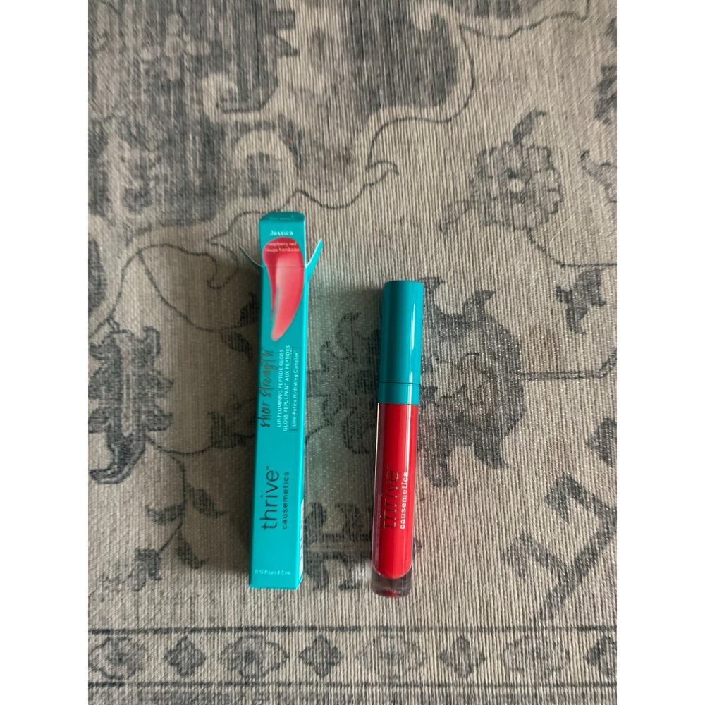 Thrive Causemetics Sheer Strength Lip Plumping Peptide LipGloss in Jessica NEW - Picture 6 of 6